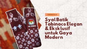 Syal Batik Tabinaco Elegan & Eksklusif untuk Gaya Modern