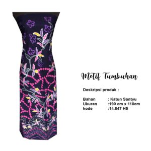 batik motif tumbuhan