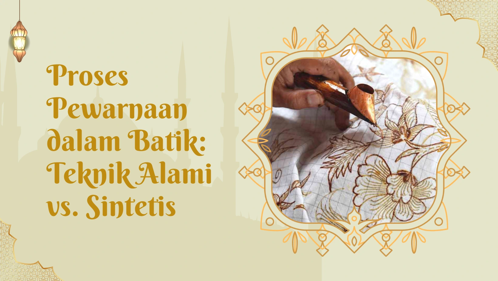 Proses Pewarnaan dalam Batik: Teknik Alami vs. Sintetis