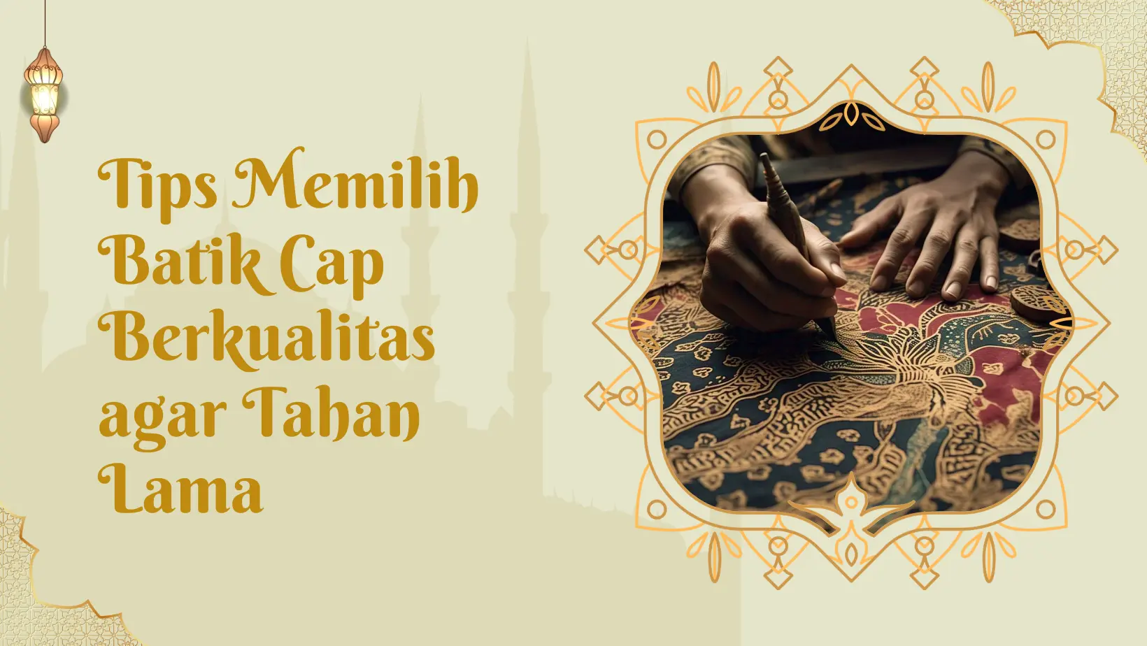Batik cap