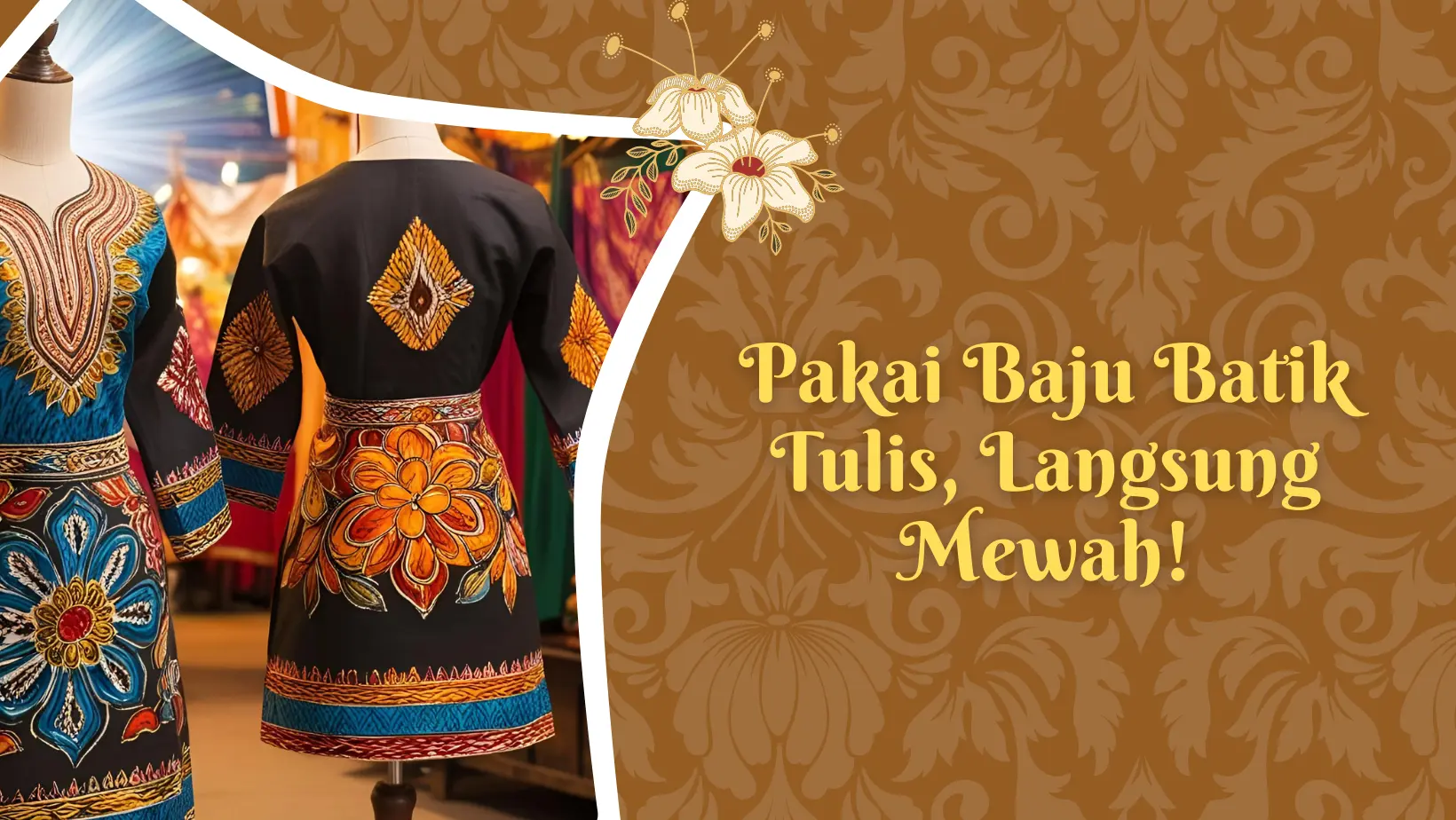Pakai Baju Batik Tulis, Langsung Mewah!