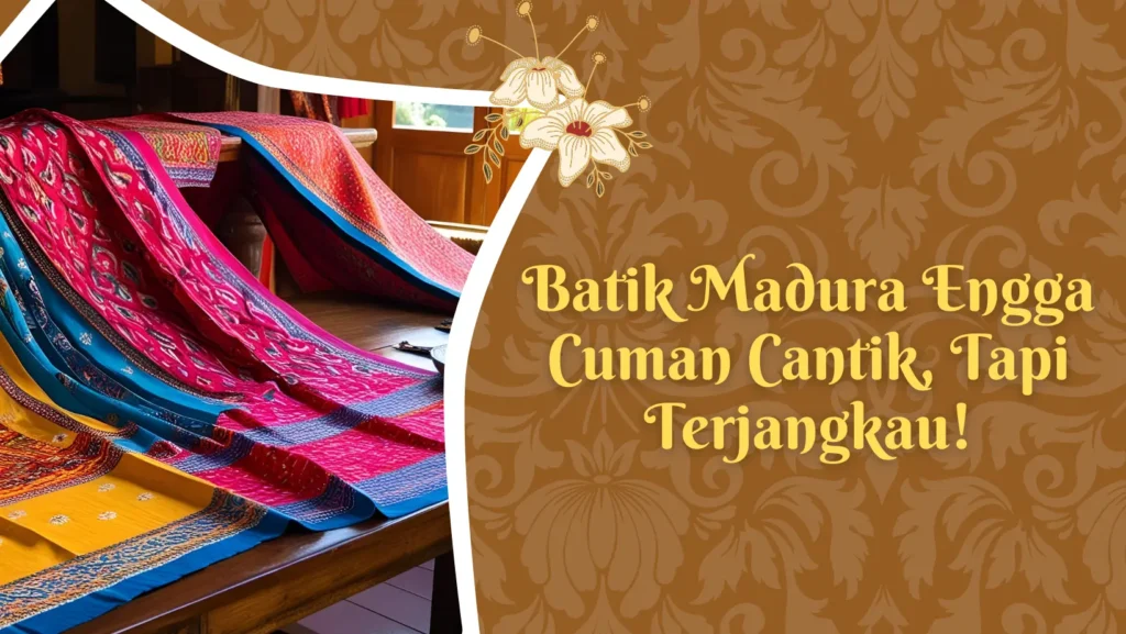 Batik Madura Engga Cuman Cantik, Tapi Terjangkau!