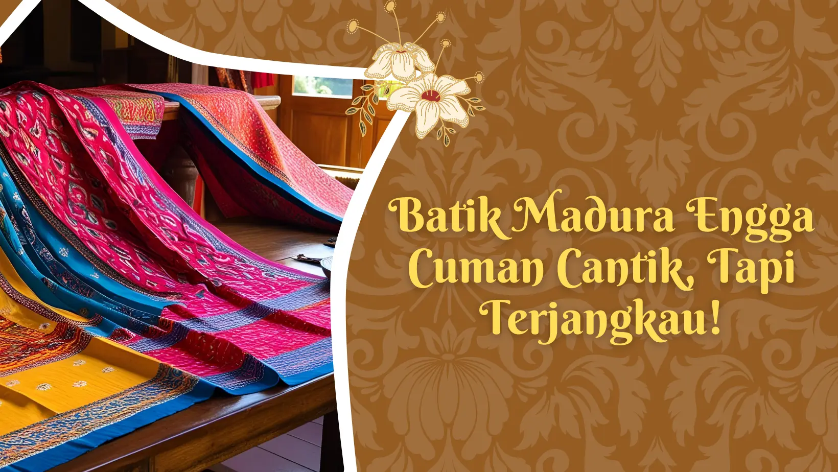 Batik Madura Engga Cuman Cantik, Tapi Terjangkau!