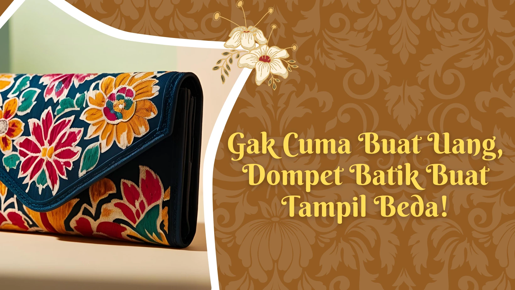 Gak Cuma Buat Uang, Dompet Batik Buat Tampil Beda!