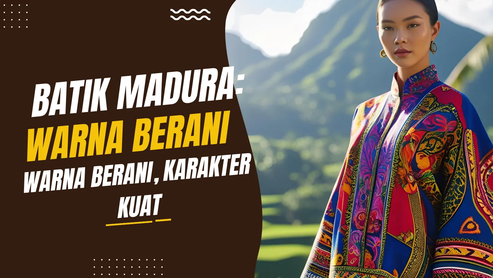 Batik Madura: Warna Berani, Karakter Kuat