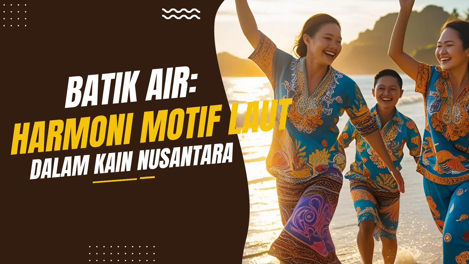 Batik Air: Harmoni Motif Laut dalam Kain Nusantara