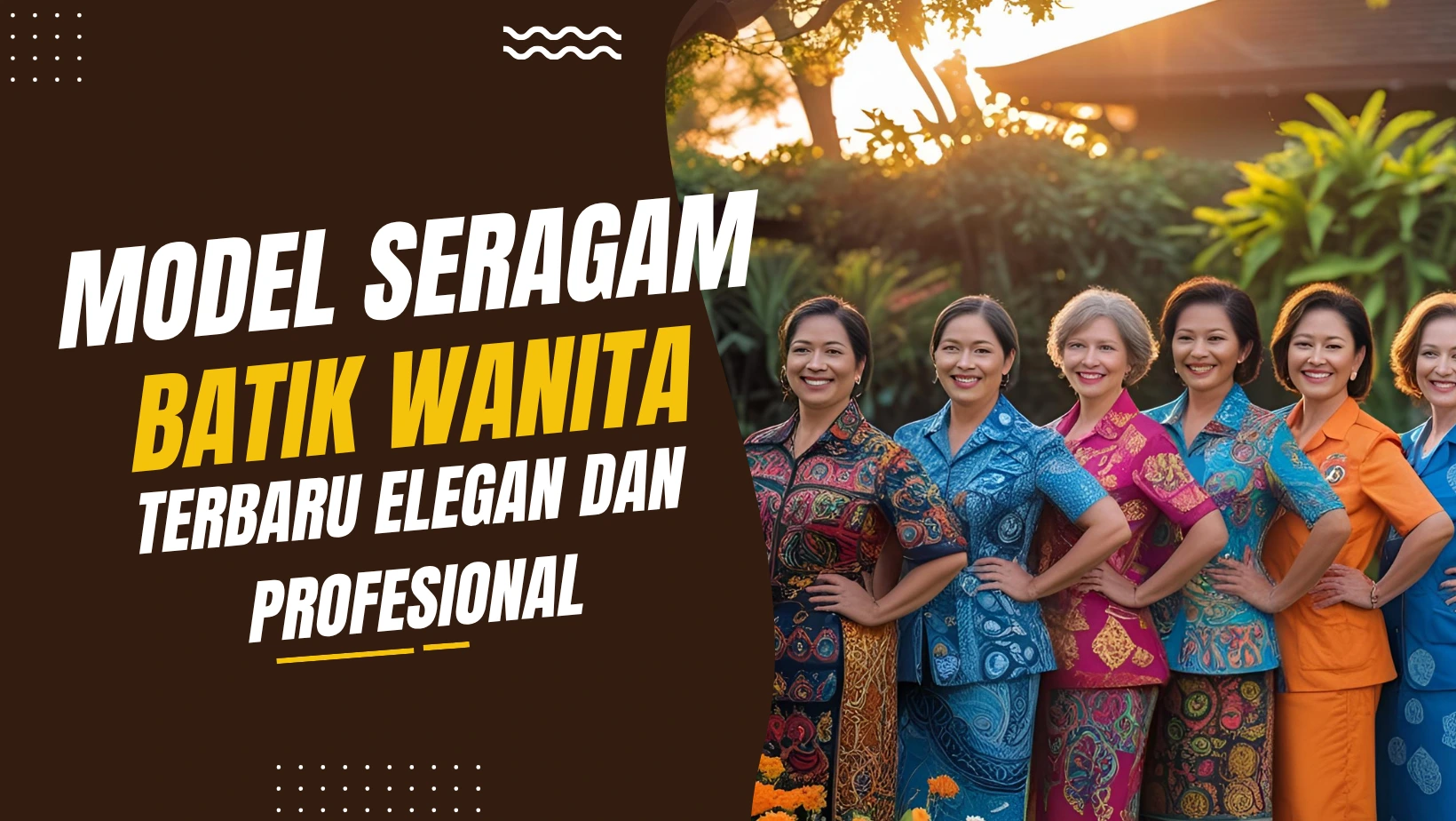 Model Seragam Batik Wanita Terbaru: Elegan dan Profesional