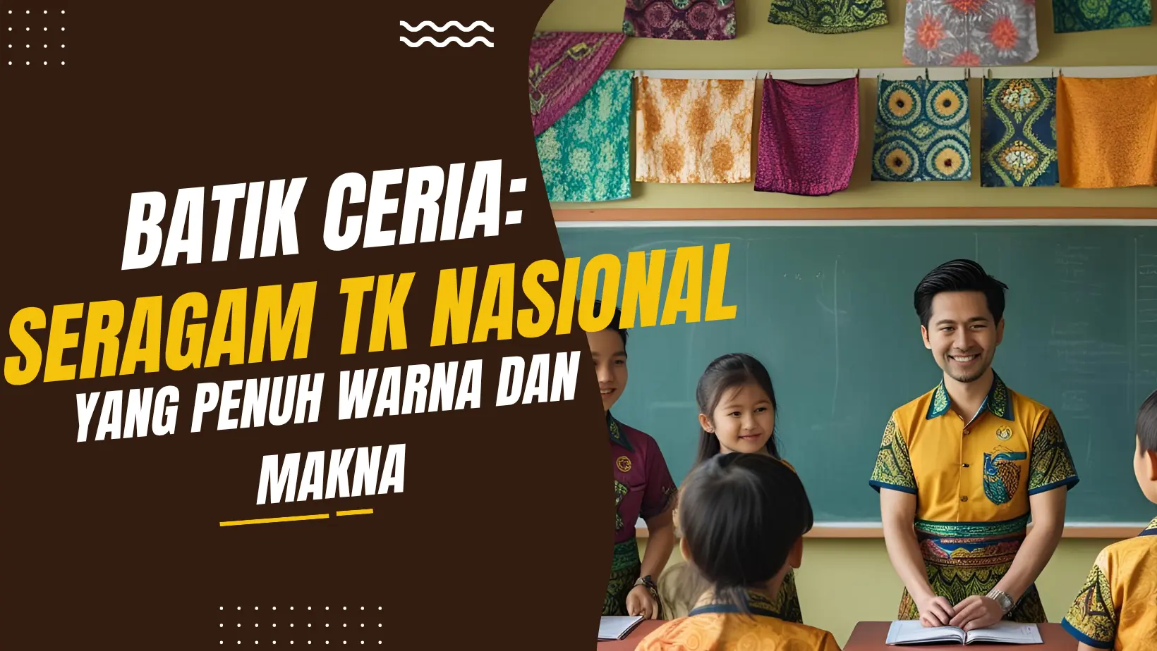 Batik Ceria: Seragam TK Nasional yang Penuh Warna dan Makna