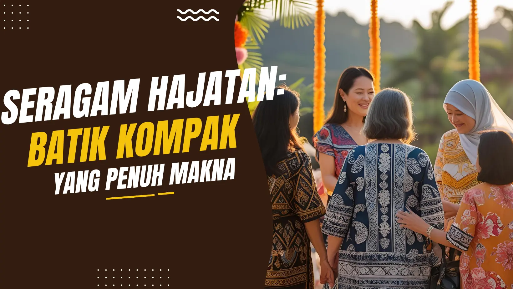 Seragam Hajatan: Batik Kompak yang Penuh Makna