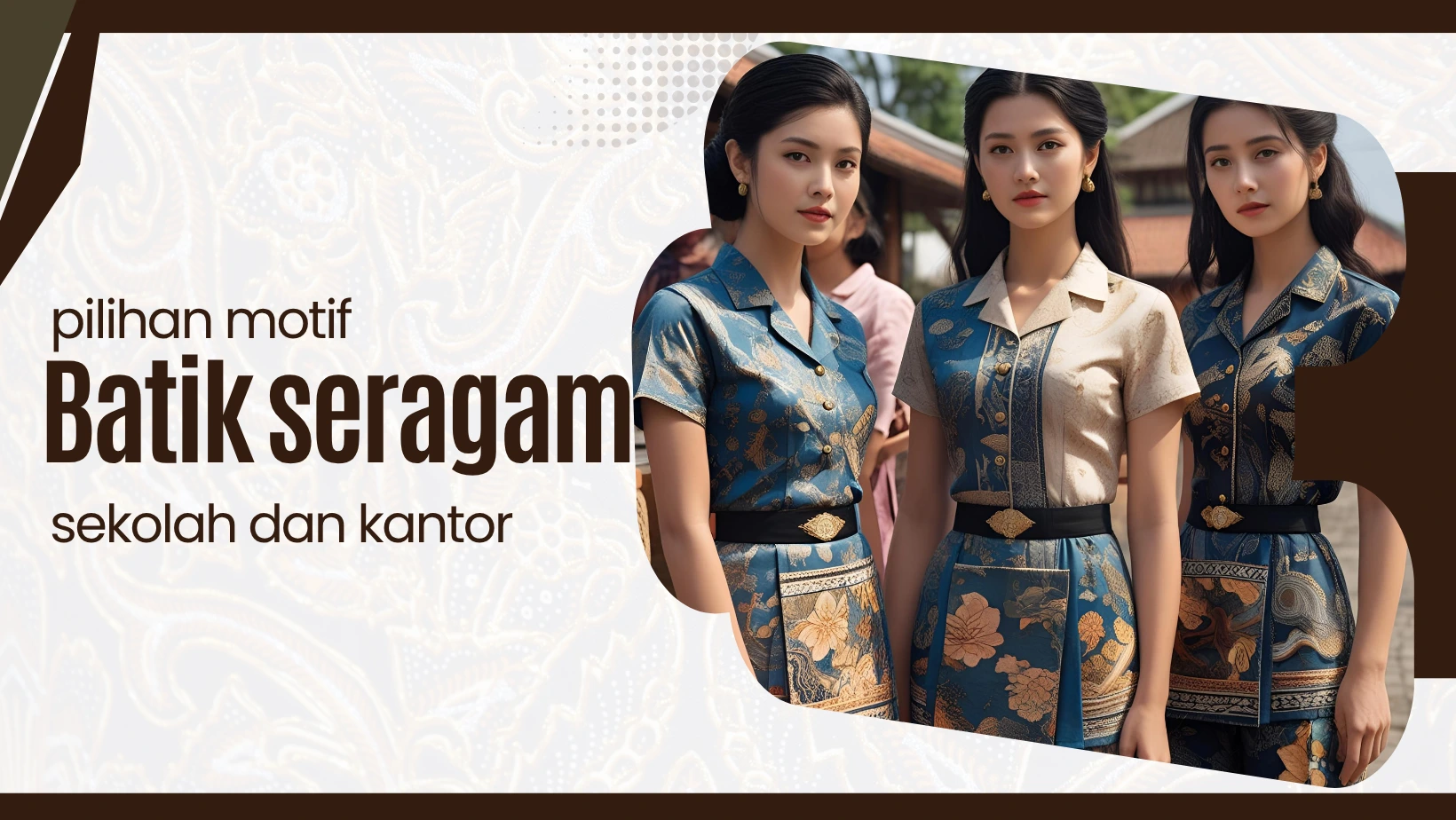 Pilihan Motif Batik Seragam Sekolah dan Kantor