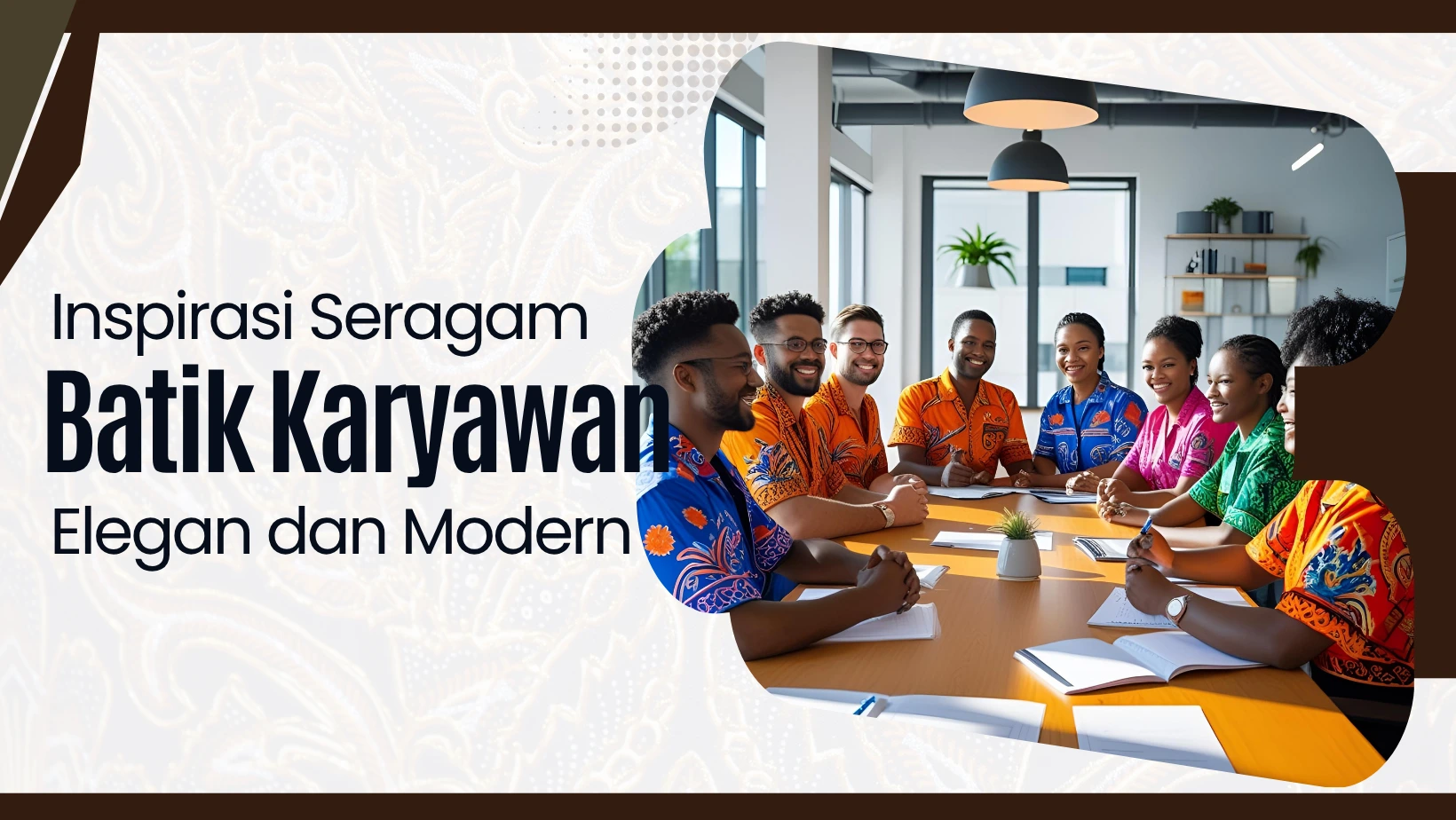 Inspirasi Seragam Batik Karyawan Elegan dan Modern