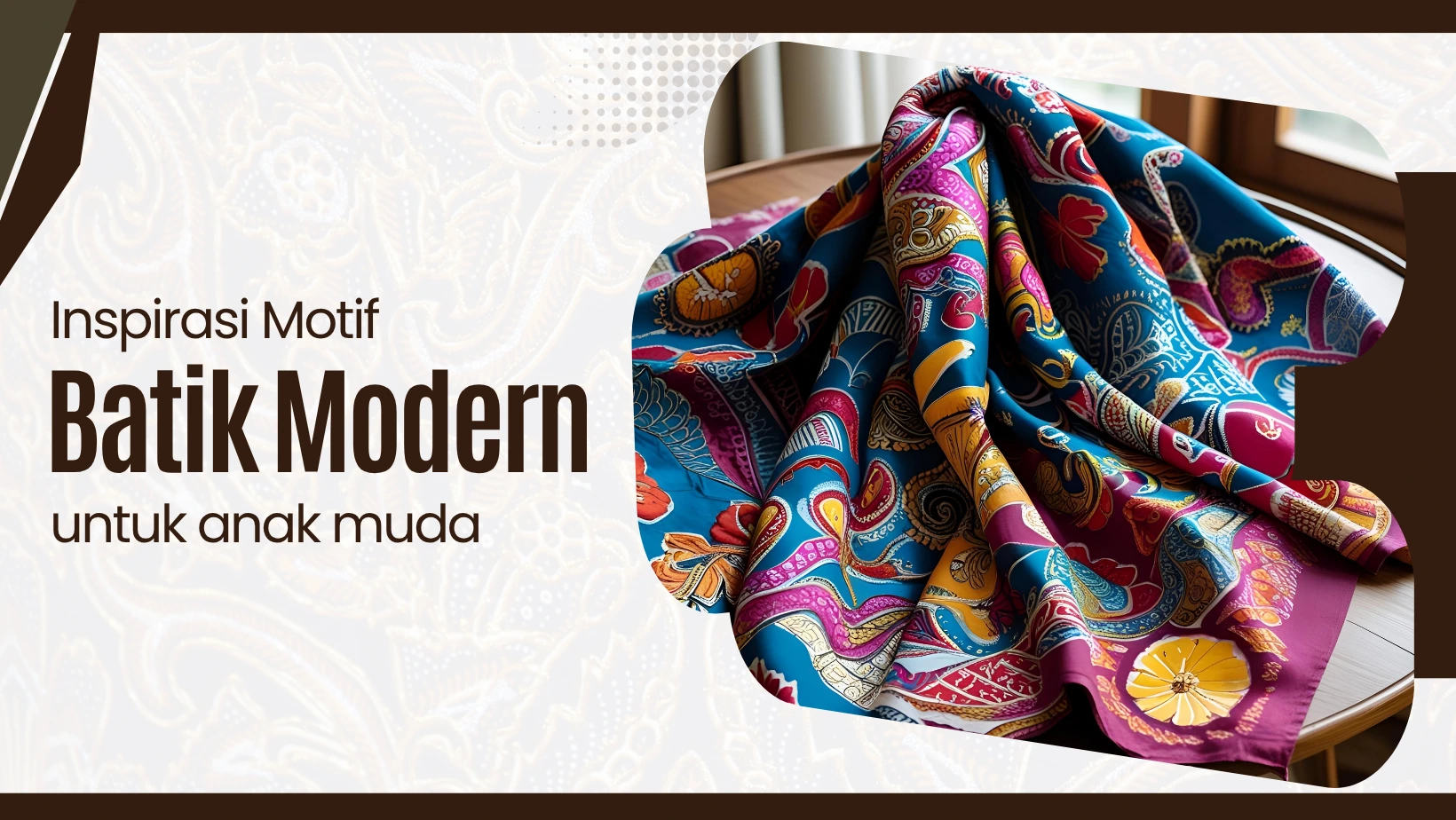 Inspirasi Motif Batik Modern untuk Anak Muda