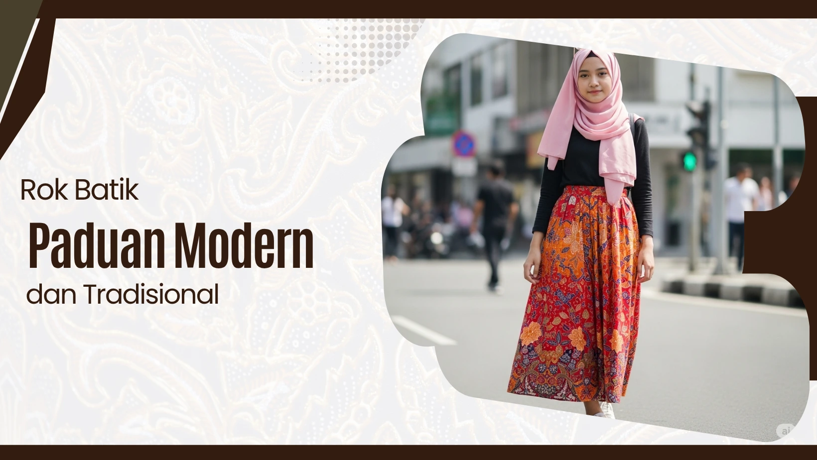 Rok Batik Paduan Modern dan Tradisional