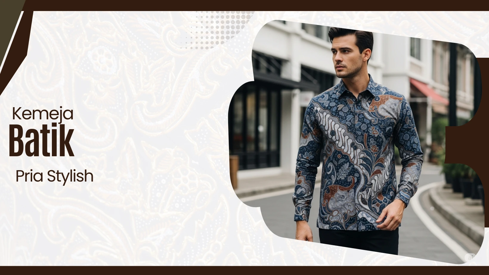 Kemeja Batik Pria Stylish