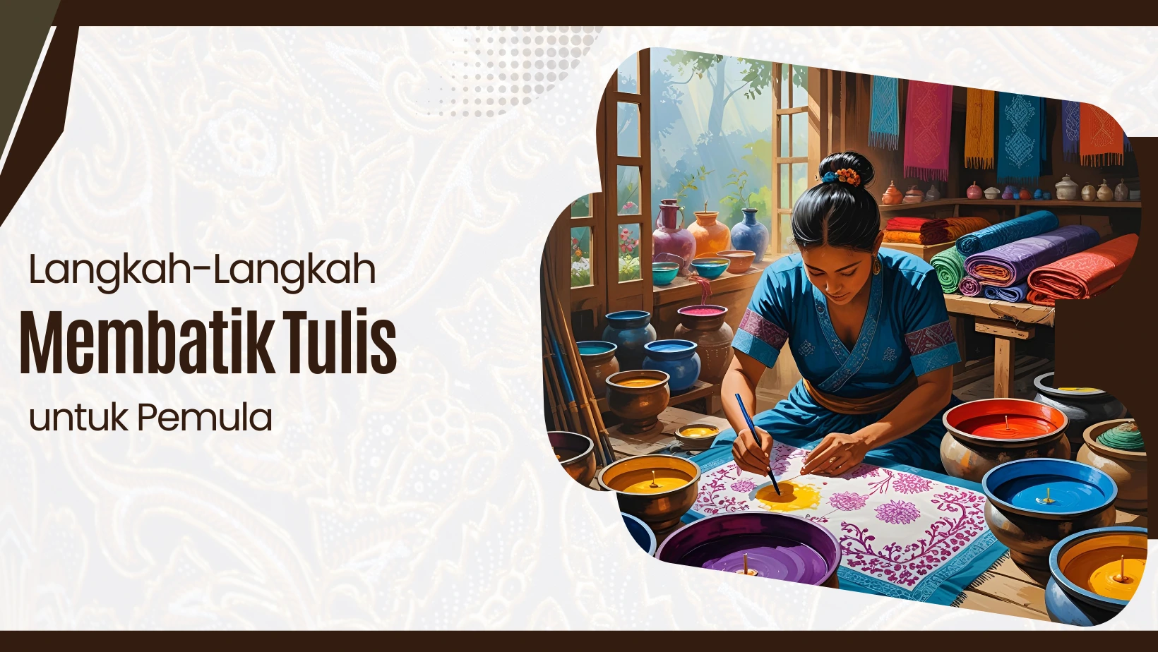 Langkah-Langkah Membatik Tulis untuk Pemula