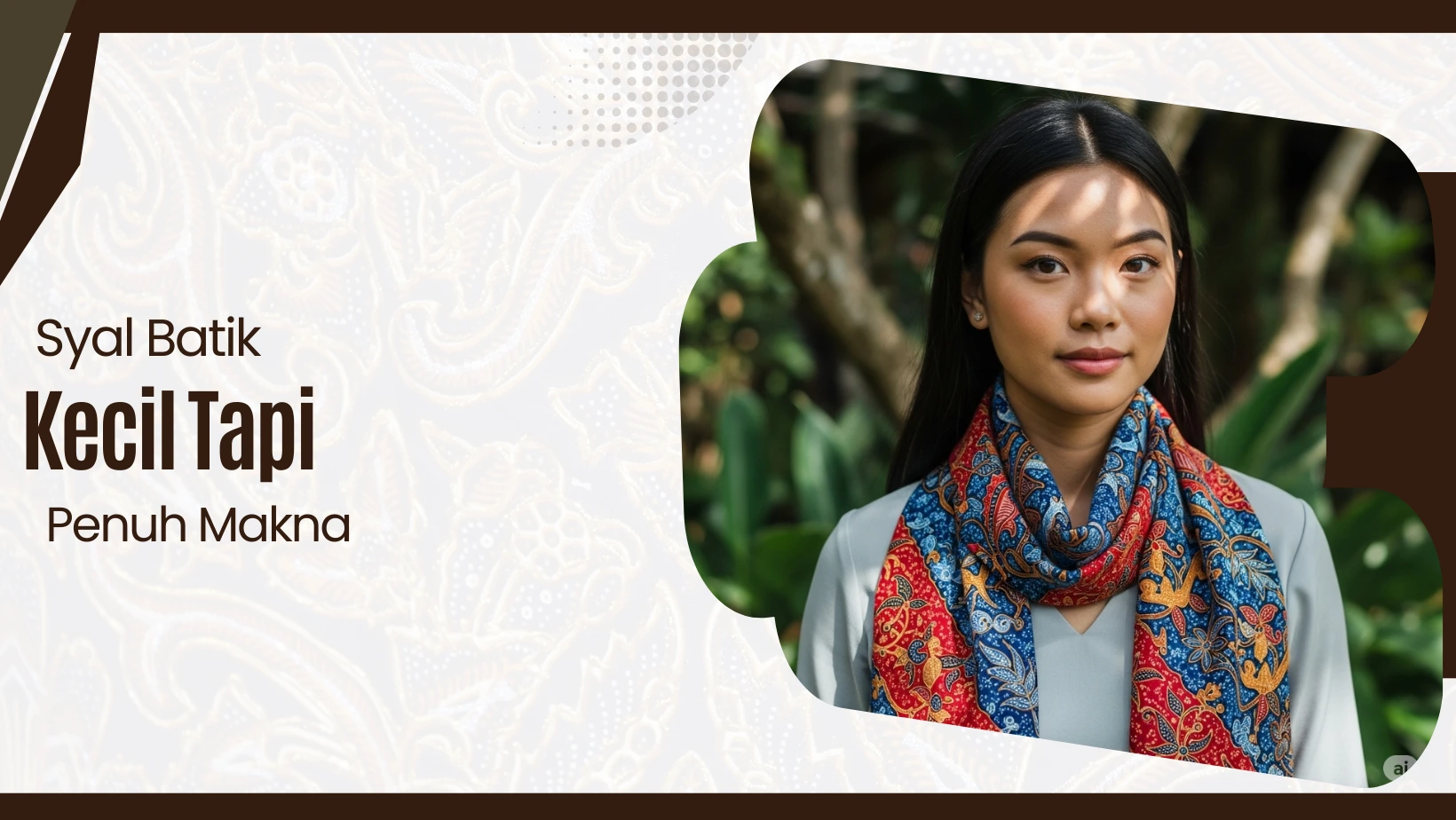 Syal Batik Kecil Tapi Penuh Makna