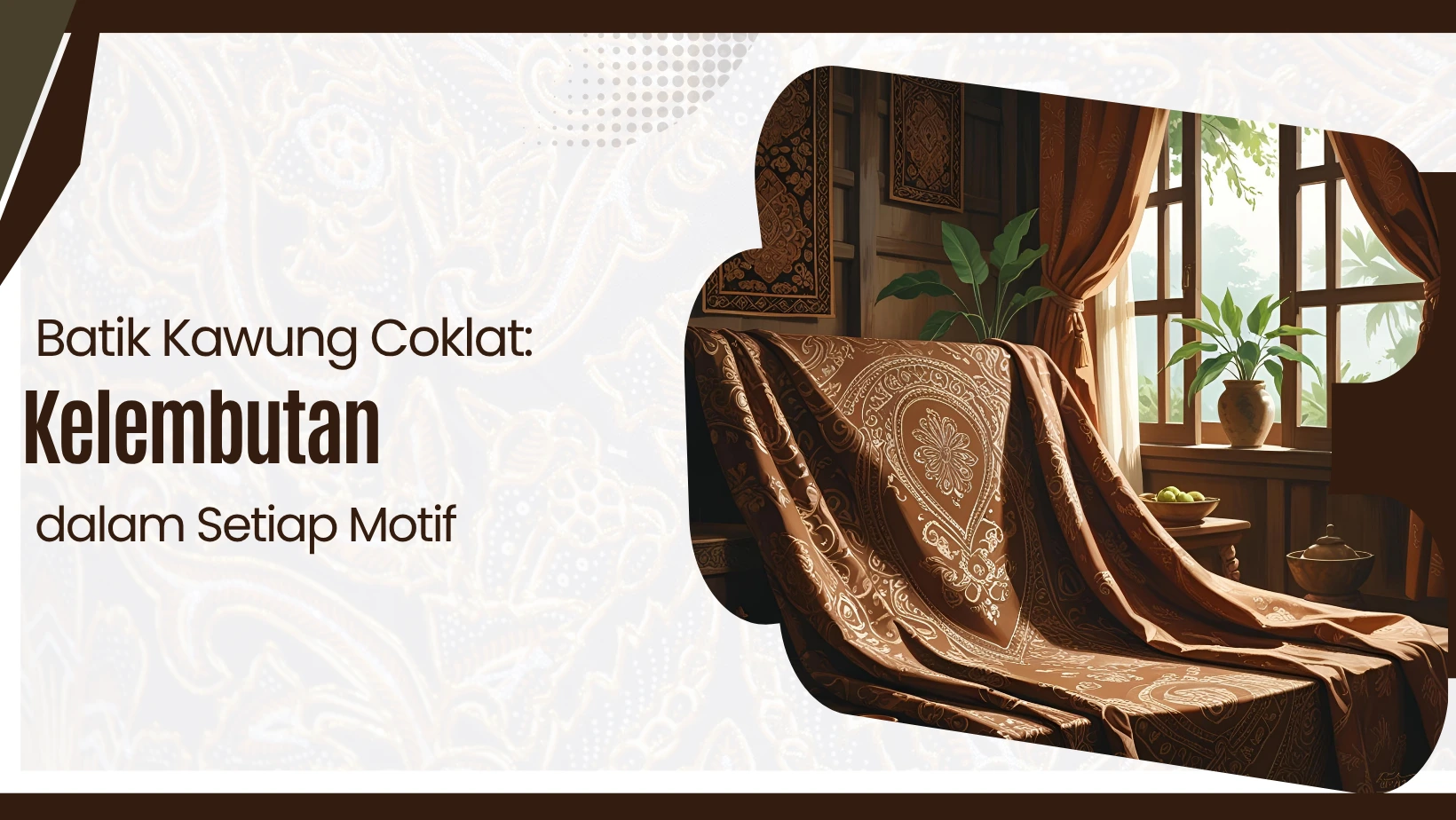 Batik Kawung Coklat: Kelembutan dalam Setiap Motif