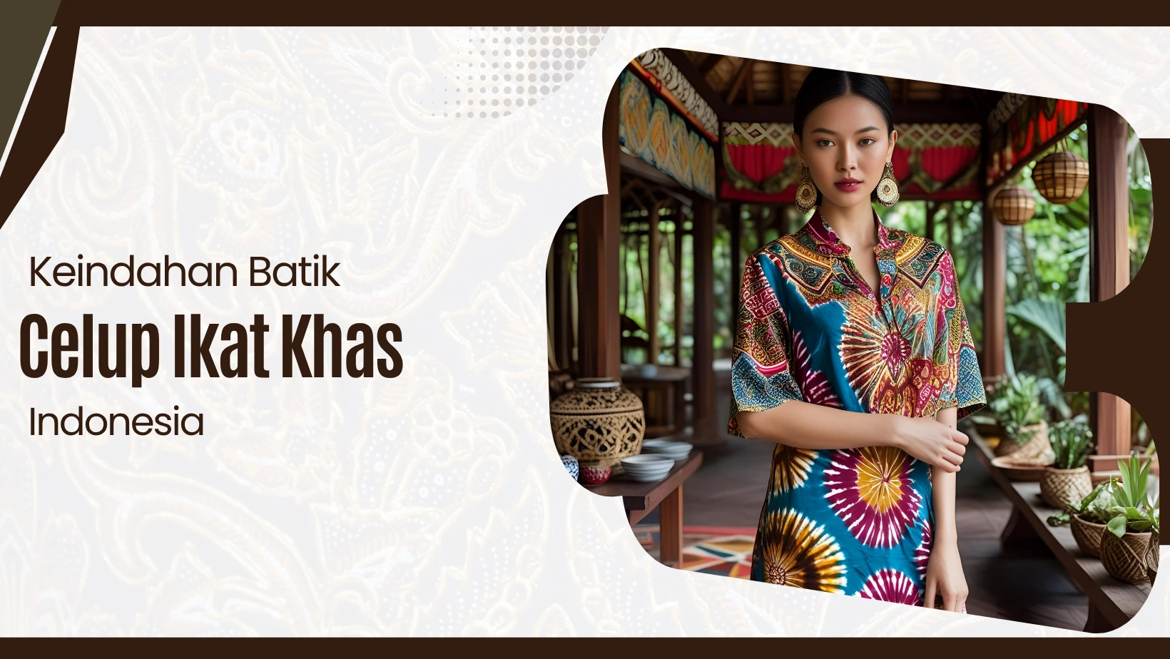 Keindahan Batik Celup Ikat Khas Indonesia