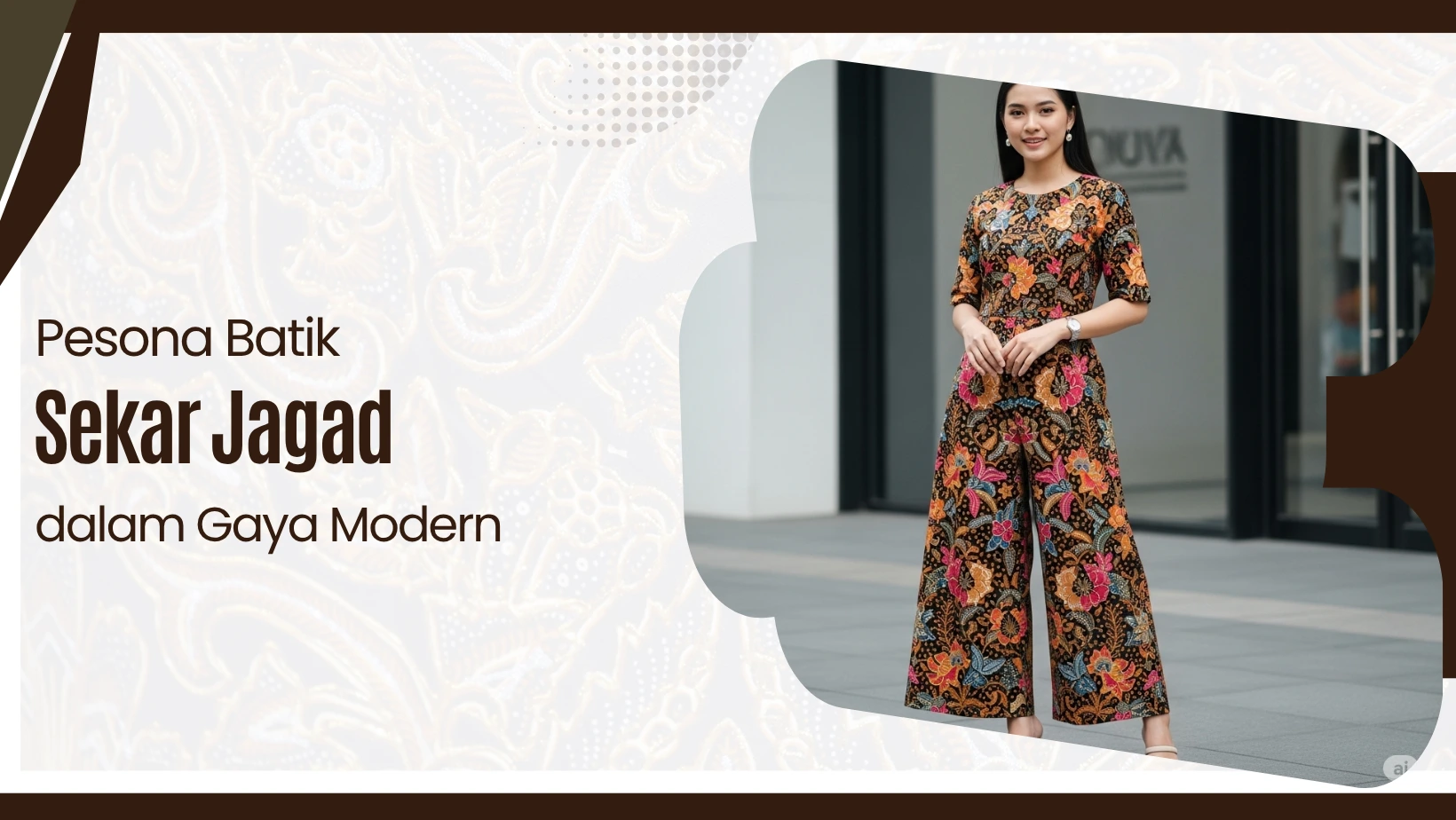 Pesona Batik Sekar Jagad dalam Gaya Modern