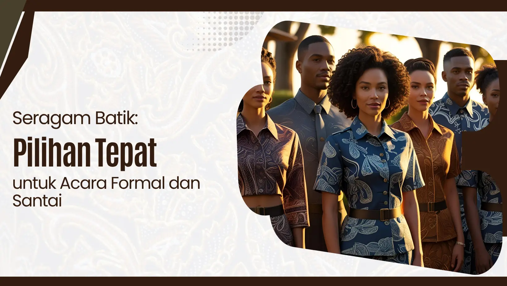 Seragam Batik: Pilihan Tepat untuk Acara Formal dan Santai