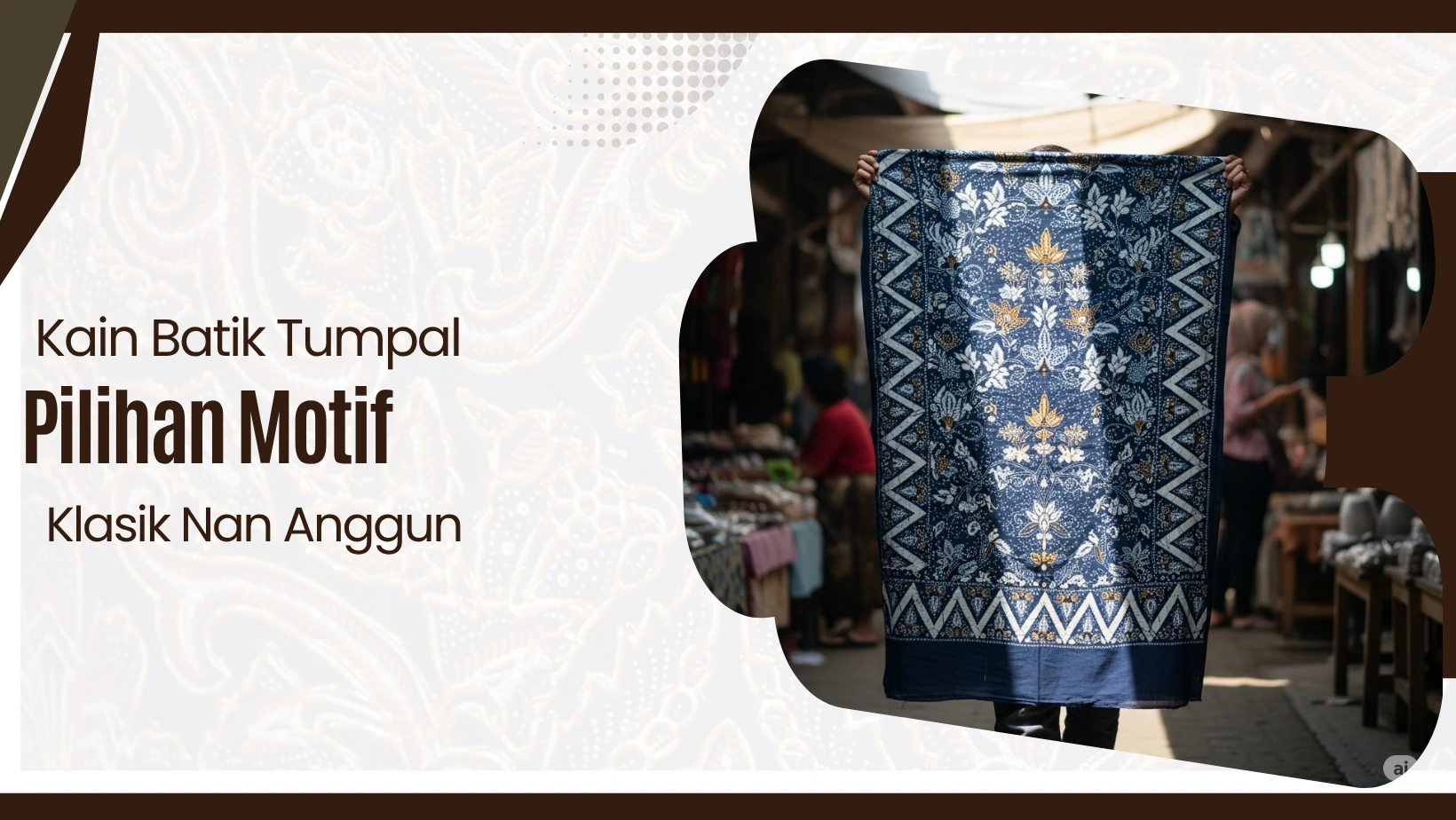 Kain Batik Tumpal Pilihan Motif Klasik Nan Anggun