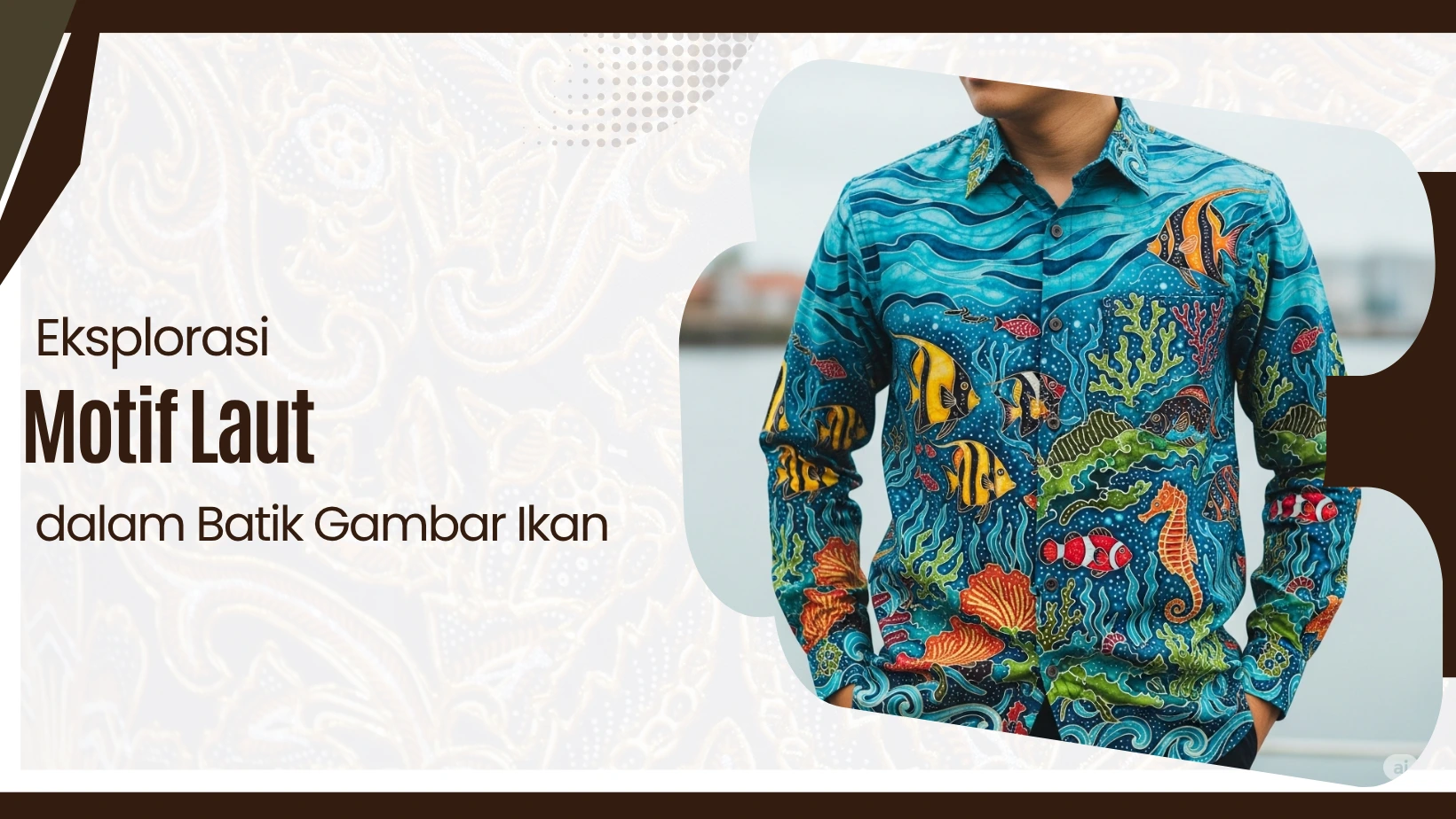 Eksplorasi Motif Laut dalam Batik Gambar Ikan