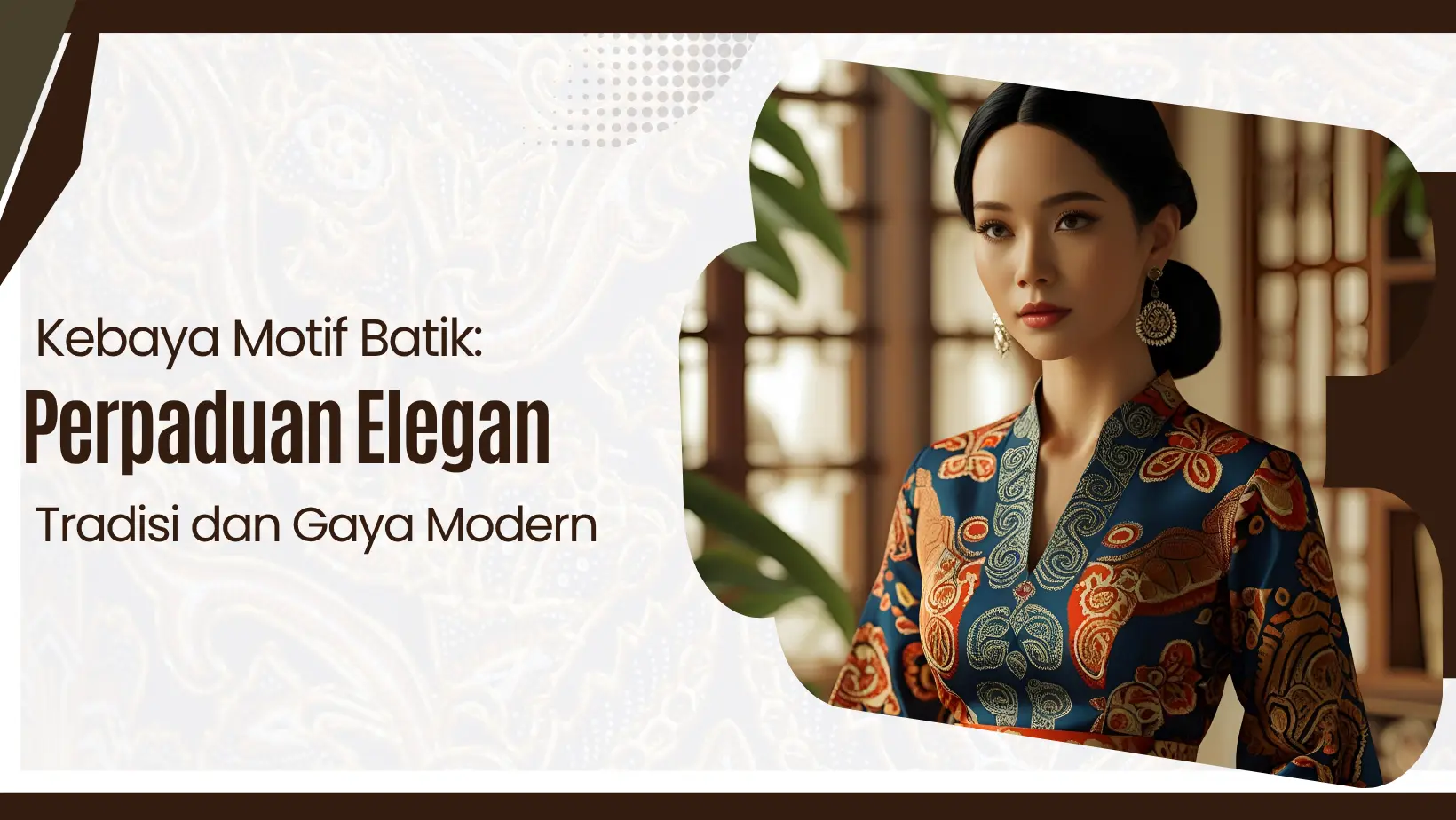 Kebaya Motif Batik: Perpaduan Elegan Tradisi dan Gaya Modern