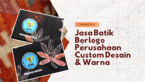Jasa Batik Berlogo Perusahaan Custom Desain & Warna