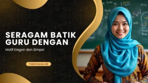 Seragam Batik Guru dengan Motif Elegan dan Simpel