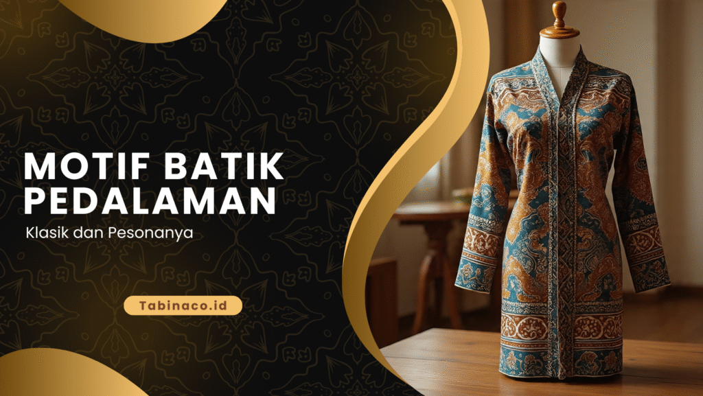 Motif Batik Pedalaman Klasik dan Pesonanya