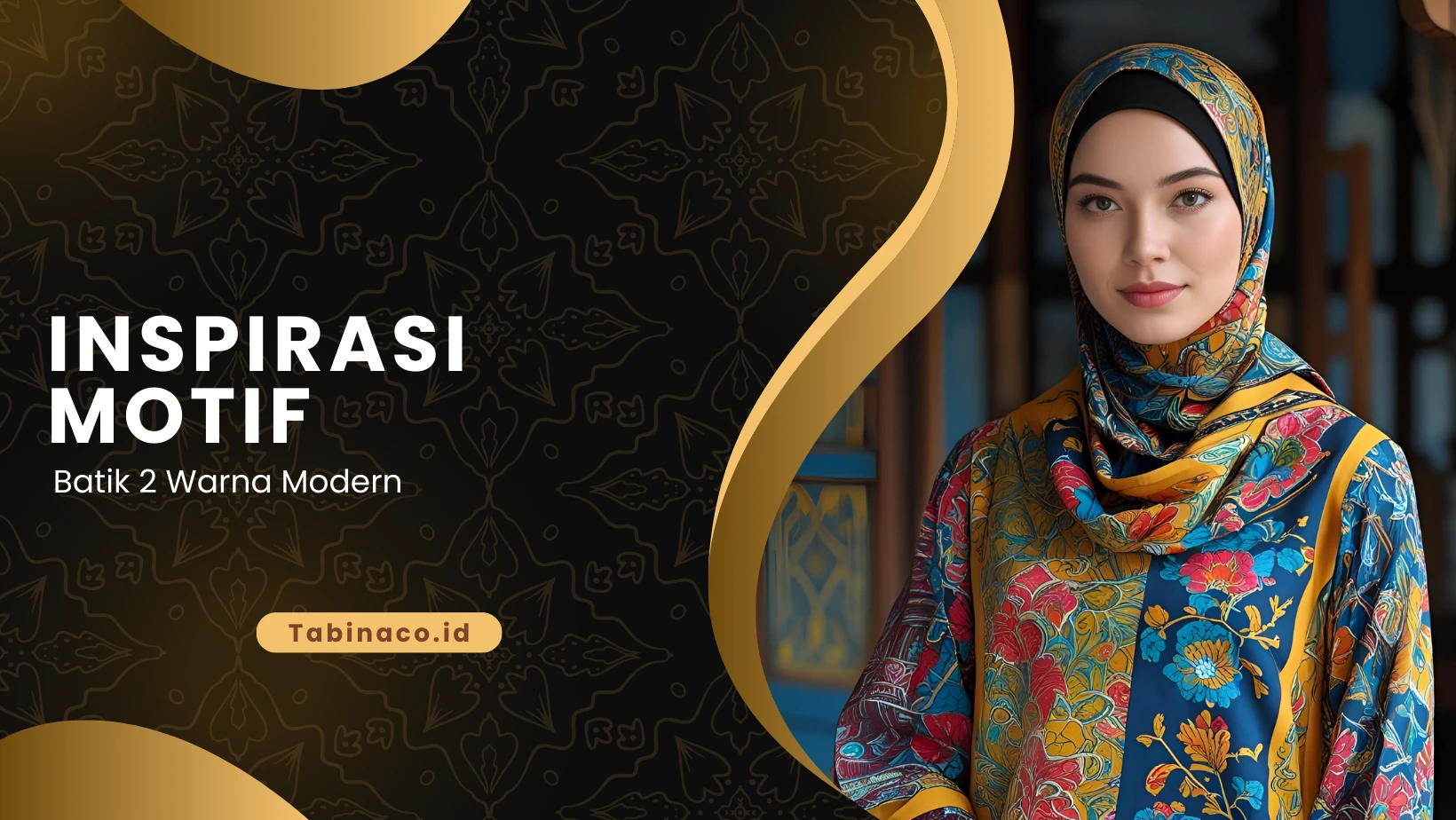 Inspirasi Motif Batik 2 Warna Modern