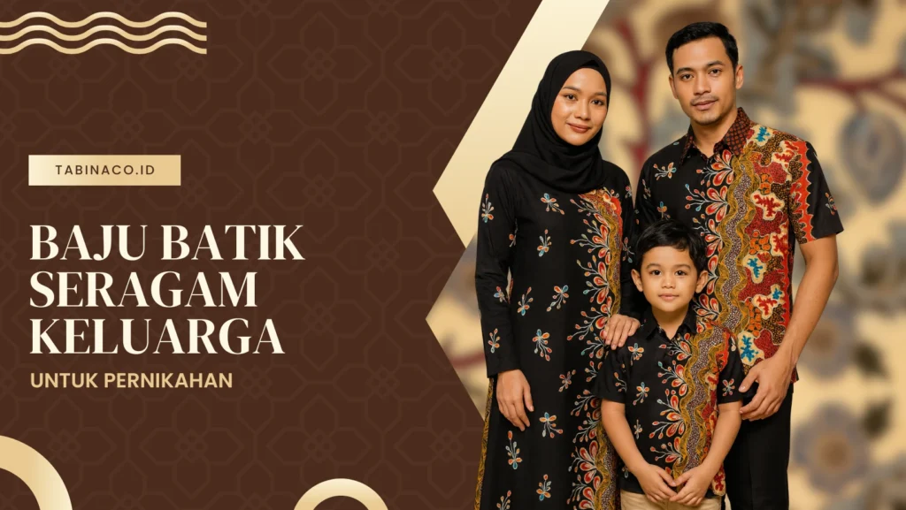 Baju Batik Seragam Keluarga untuk Pernikahan
