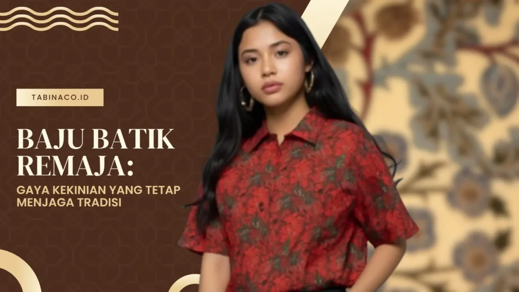 baju batik remaja