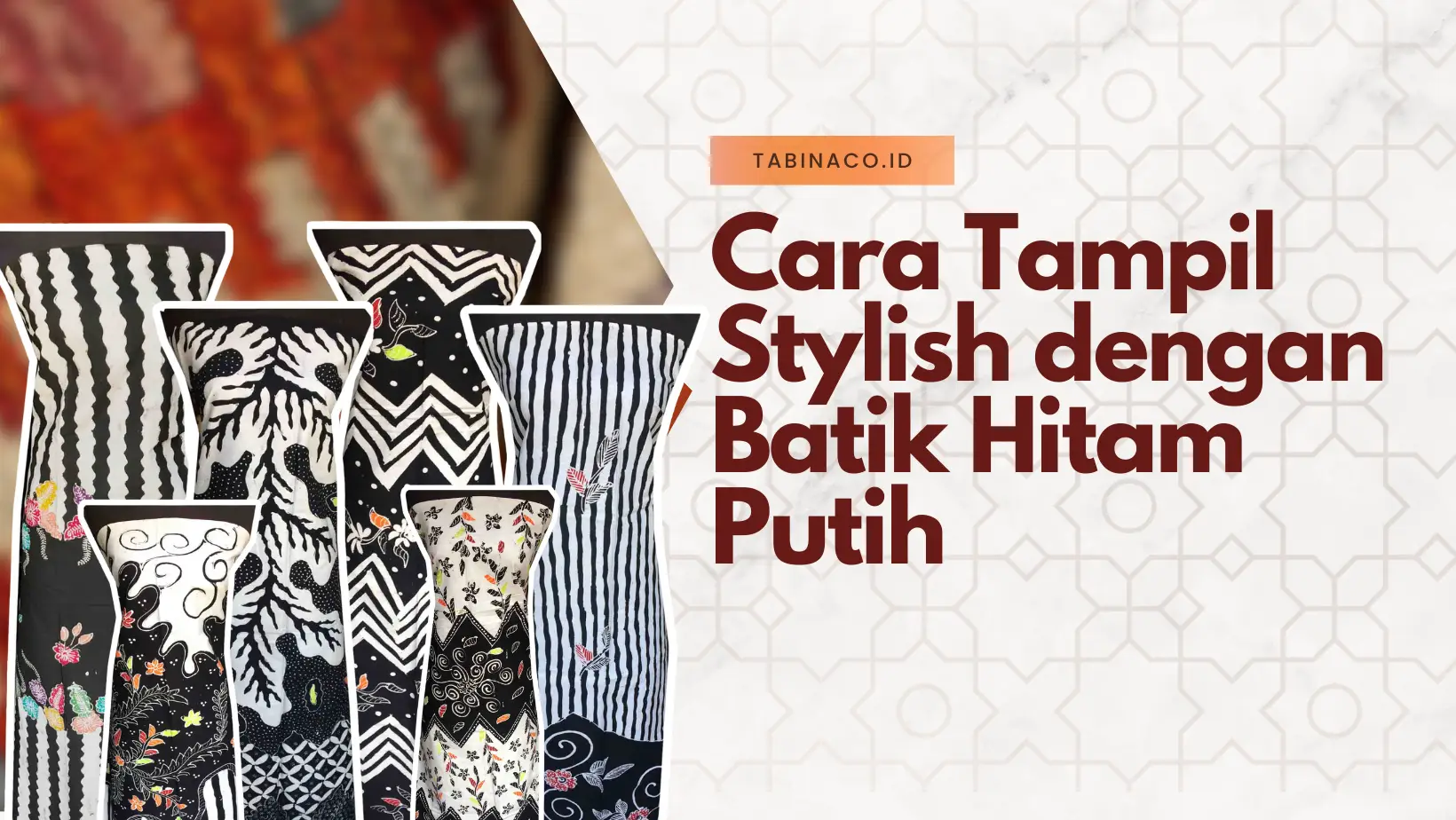batik hitam putih