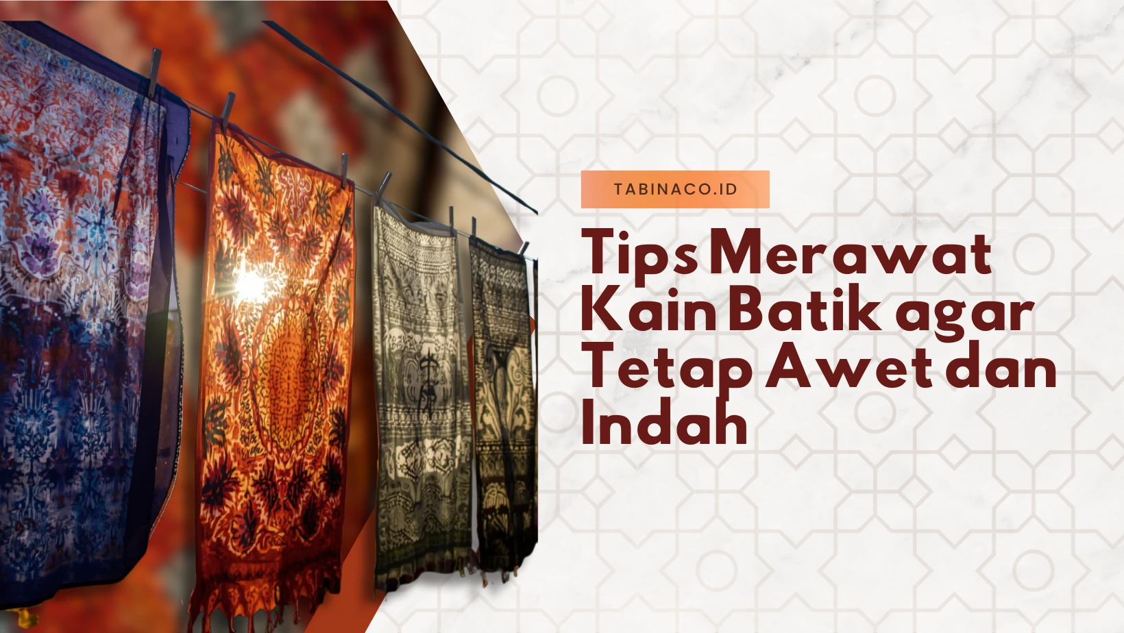 merawat batik