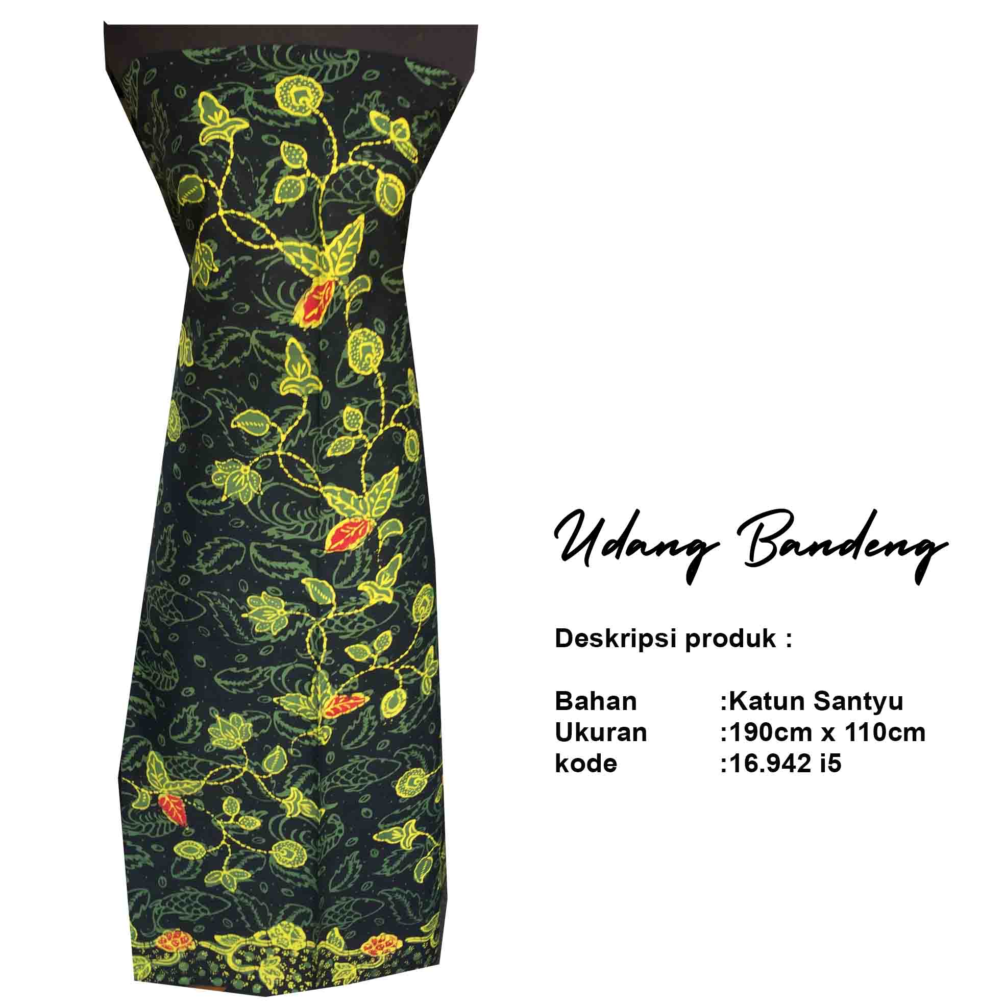 Kain Batik Motif Udang Bandeng TabinaCo