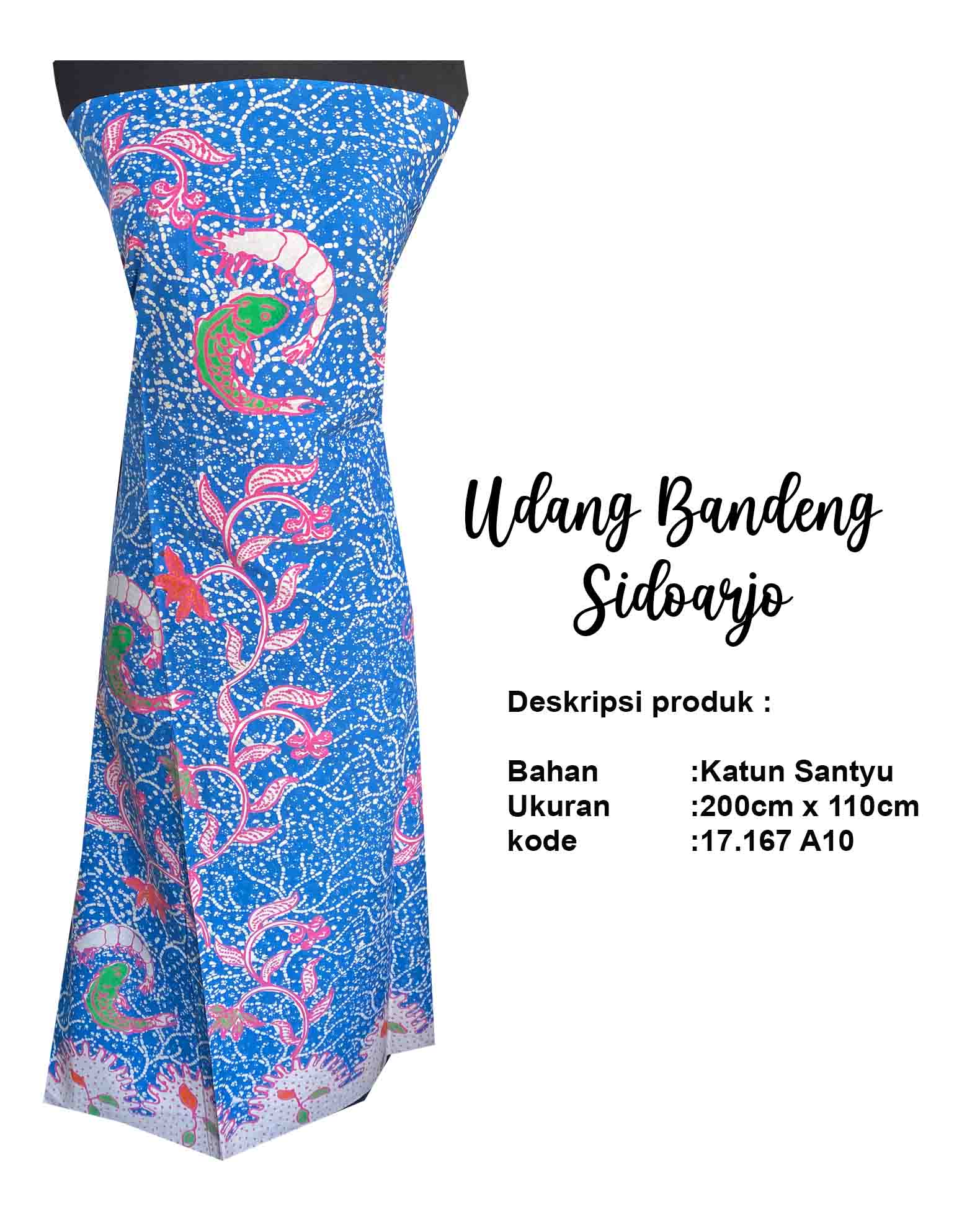 Kain Batik Motif Udang Bandeng TabinaCo