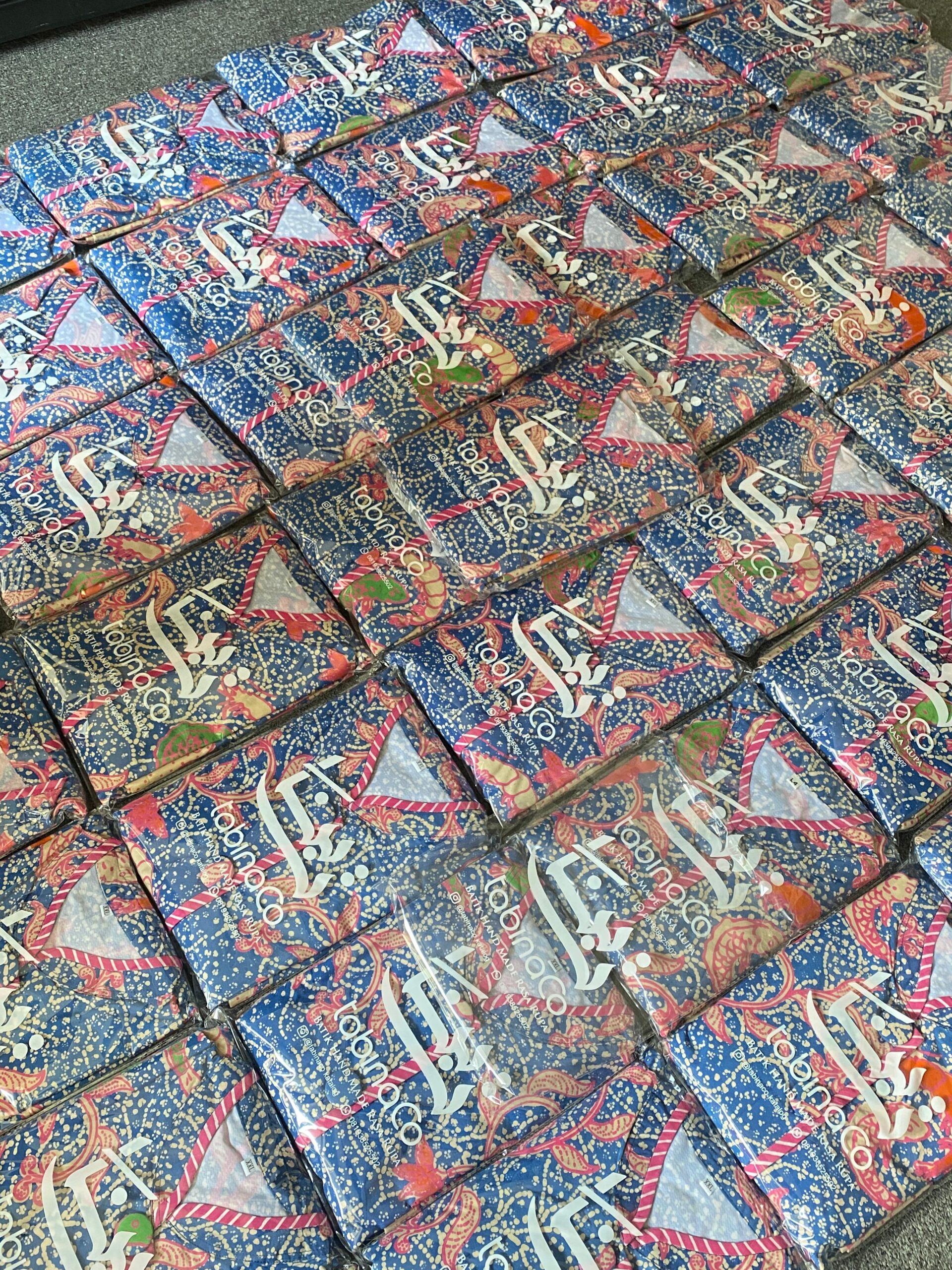 Hasil produksi seragam karyawan TabinaCo