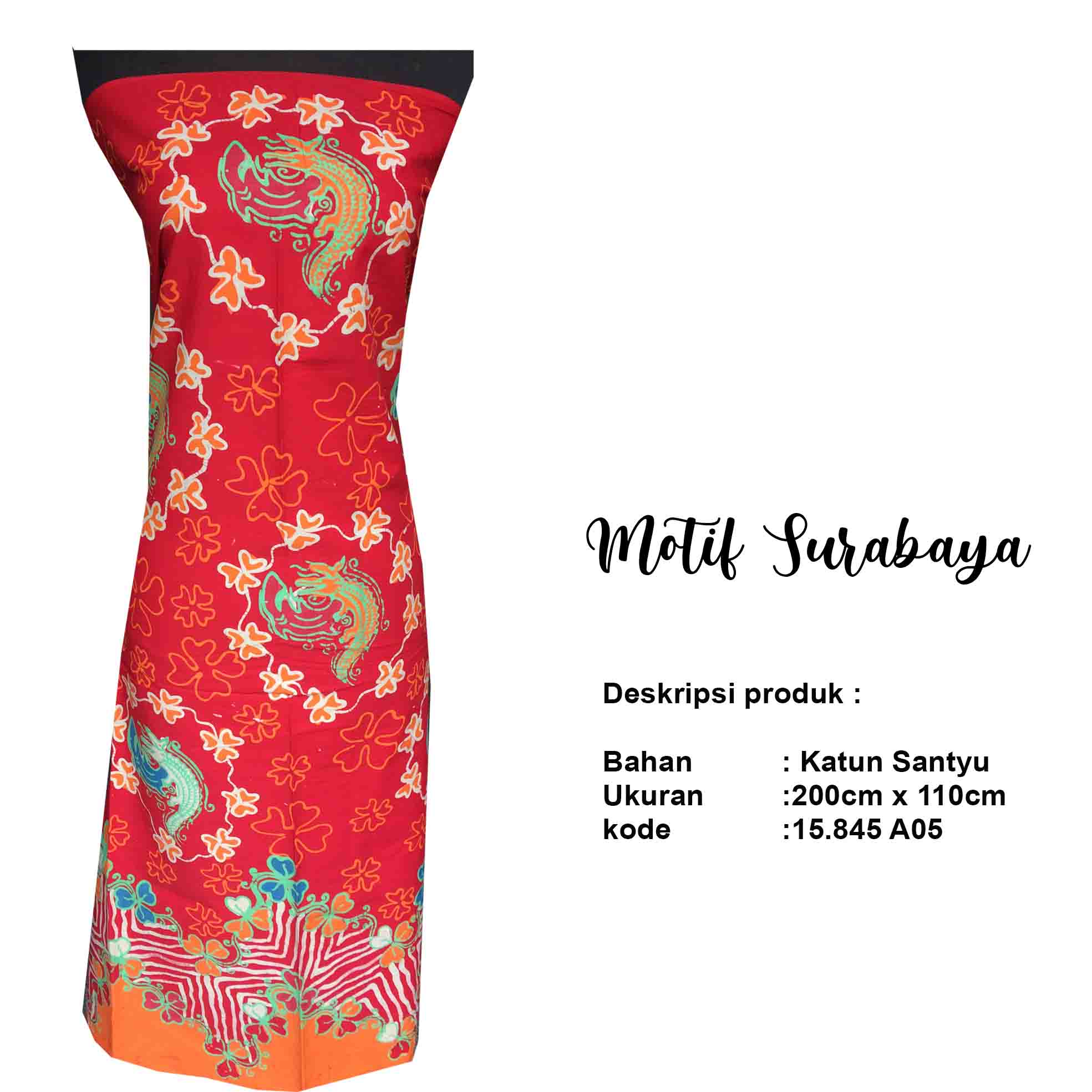 Kain Batik Motif Surabaya