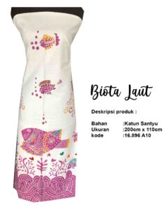 batik motif biota laut
